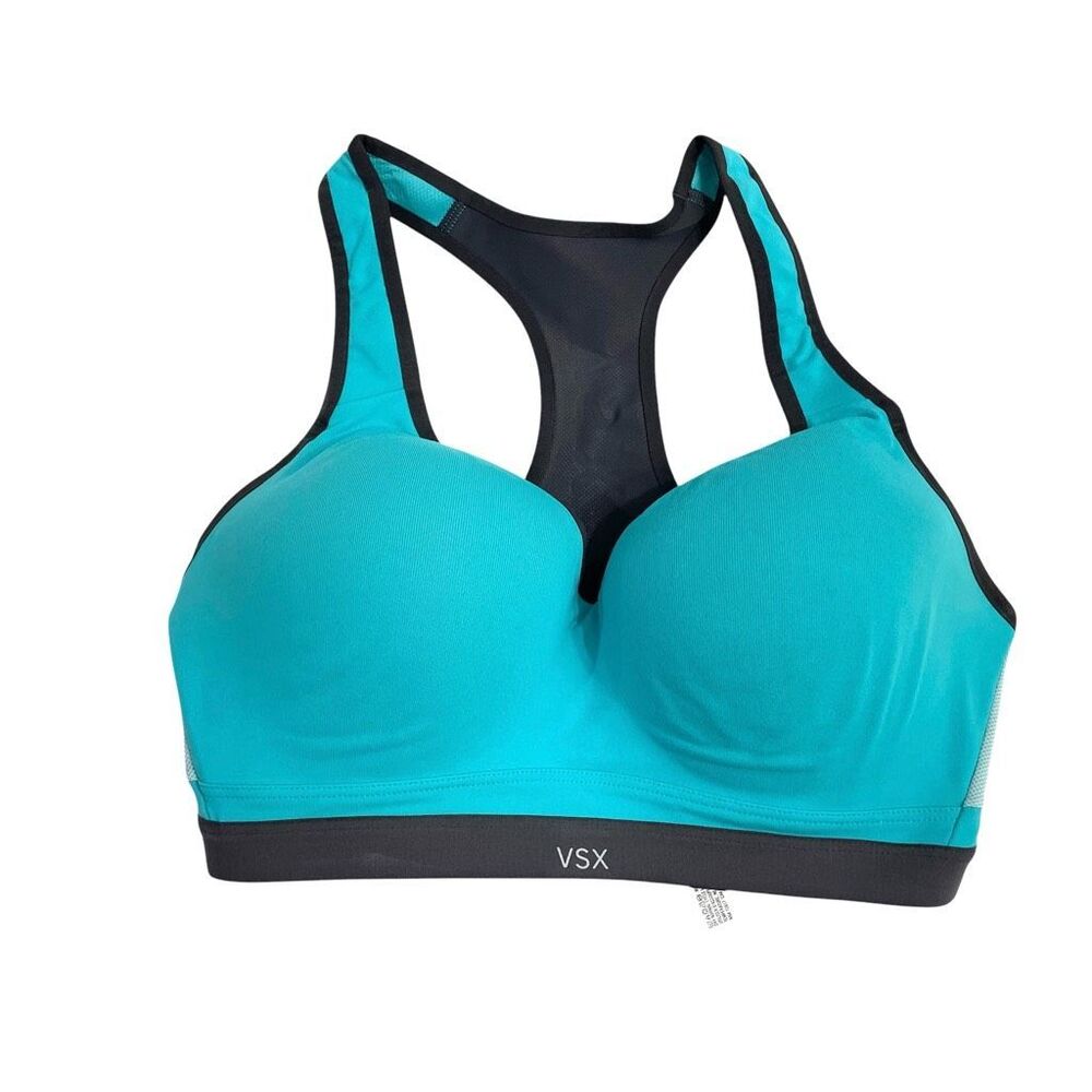 Victoria Secret‎ racer back padded sport bra Size 34DD